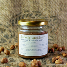 Load image into Gallery viewer, Pate à tartiner chocolat noir et noisettes