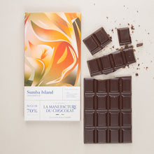 Cargar imagen en el visor de la galería, Indonésie – Sumba Island – Tablette de Chocolat Noir 70 %