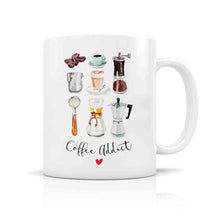 Cargar imagen en el visor de la galería, Mug Céramique - Coffee addict - 350ml