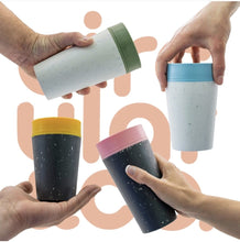 Load image into Gallery viewer, Tasse recyclée blanc & bleu - Circular&Co