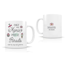 Load image into Gallery viewer, Mug Céramique - Chez ma Mamie c&#39;est le paradis - 350ml
