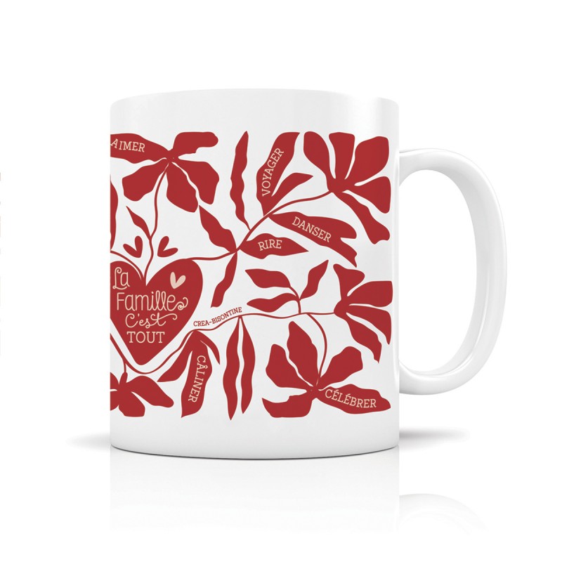 Mug Céramique - La famille c'est tout - 350ml