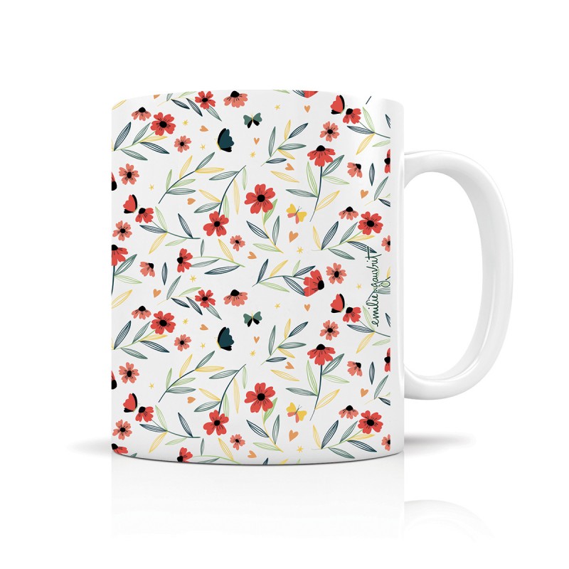 Mug Céramique - Les coquelicots - 350ml