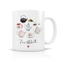 Load image into Gallery viewer, Mug Céramique - Tea addict - 350ml
