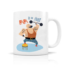 Load image into Gallery viewer, Mug Céramique - Papa le plus fort - 350ml
