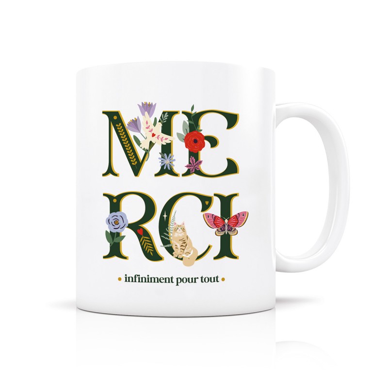 Mug Céramique - Merci Infiniment - 350ml