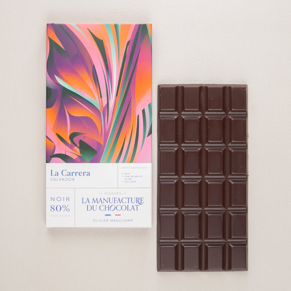 Salvador – La Carrera – Tablette de Chocolat Noir 80 %